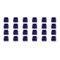 thumbnail image 3 of pitrice 1/2/3 12pcs Salon Chaud Rouleau Colorant Perm Isolation Clips Pinces Multi-Dentées Outils de Coiffure Imperméables Accessoires de Cheveux Violet 2PCS, 3 of 6
