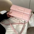 thumbnail image 3 of Bolsa de mano cuadrado para mujer, bandolera a cuadros de moda bordada ondulada para regalo Ndcxsfigh Para Estrenar, 3 of 9