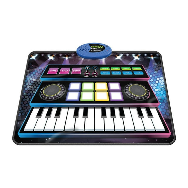 Kids DJ mezclador de juguete de juguete Mat de teclado Multi -funcional Interactive DJ Party Mixer Musical Mat para