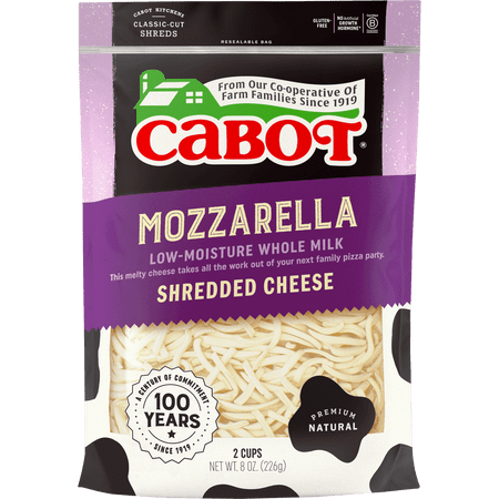 MOZZARELLA LOW-MOISTURE WHOLE MILK SHREDDED CHEESE