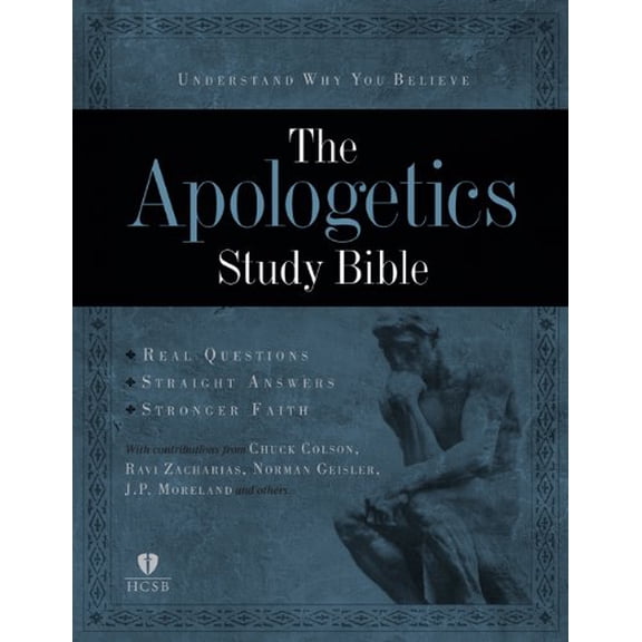 Pre-Owned Apologetics Study Bible, Black Genuine Leather, 9781433602917, 1433602911, Paperback, Lea edition