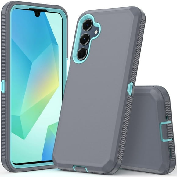 Funda para teléfono celular COOYA Galaxy A16 6.7 pulgadas, gris rugoso