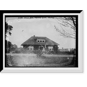 Historic Framed Print, Guard House, Naval Tr. Scho., Newport, 17-7/8" x 21-7/8"