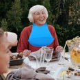 thumbnail image 3 of MLINS Household Silicone Bib Multi-function Elderly Bib Convenient Clothing Protector Adult Supply, 3 of 6