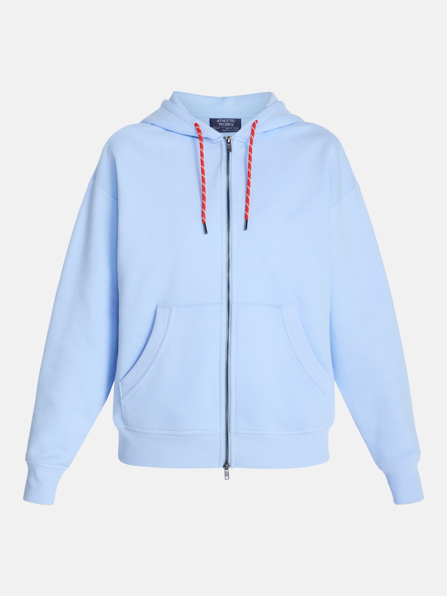 Athletic Works Women's and Women's Plus Full Zip Fleece Hoodie, Sizes XS-4X