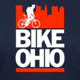 thumbnail image 3 of CafePress - Bike Ohio T Shirt - Women's Traditional Fit Dark T-Shirt, 3 of 4
