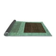 thumbnail image 2 of Ahgly Company Indoor Square Abstract Light Blue Modern Area Rugs, 5' Square, 2 of 4
