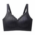 thumbnail image 4 of Bras for Older Women Plus Size Thin Breathable Beauty Back Minimizer Bra Wireless Bras, 4 of 9