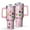Pink Halloween Elements, variant on Pink Ghost Bat Halloween Pattern Tumbler with Handle and Lid,40oz Double Wall Vacuum Insulated Tumbler,Cups Gift for Women and Men