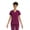Wine, variant on Women's Premium Performance Stretch Double V-Neck Scrub Top, Sizes XS-3XL