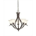 thumbnail image 1 of Builder 2020TZ Dover Chandelier 5 Light Incandescent in Tannery Bronze, 1 of 1