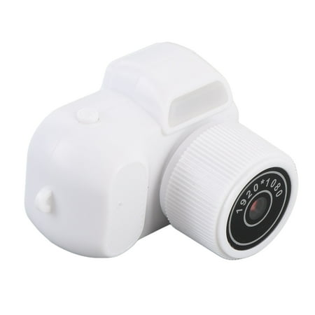 YAHHU Y3000 Mini HD Digital Camera 1080P Video 0.96 in / 2.44 cm Color Screen Portable Point and Shoot Vlog Cam for Daily Life Travel Recording Expandable Storage (White)