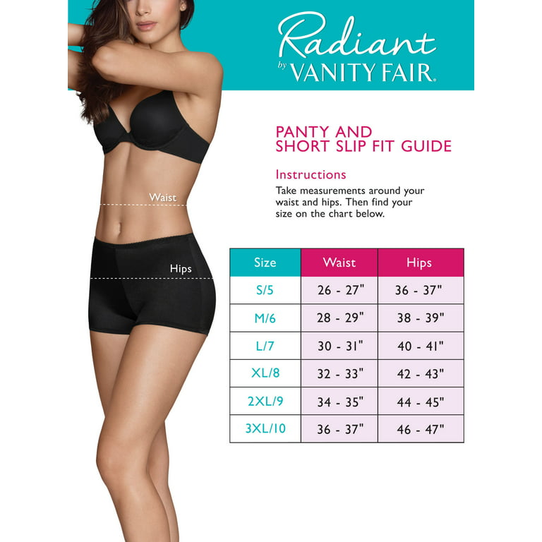 Buy Radiant by Vanity Fair Women's 3 Pack Undershapers Light