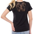 thumbnail image 2 of NV Apparel Women's Cool Performance Short Sleeve Top W/ Lace Mesh Back, 2 of 3