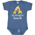 thumbnail image 3 of Inktastic Mommom Loves Me Childs Giraffe Boys or Girls Baby Bodysuit, 3 of 5