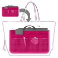 thumbnail image 4 of Organizer Insert Bag Polyester 20L Large Capacity Cosmetic Liner Bag Portable Multicoloured Travel Insert Handbag Pouch for Travel Business Cosmetic Makeup Storage, 4 of 9