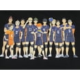 thumbnail image 6 of Men's Haikyu Anime Karasuno High Players Characters Black Graphic Tee-4XL, 6 of 6