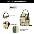 thumbnail image 4 of FORMRS Crossbody Bag for Women Quilted Travel Shoulder Cell Phone Purse with Chain Strap Handbag, Retro Green Stars, 4 of 7