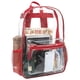 thumbnail image 3 of Mochila Trail maker de PVC transparente transparente para niños, color rojo, 3 of 7