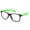 Green, variant on Slim High Quality Light Weight Vintage Retro Design Clear Lens Frames