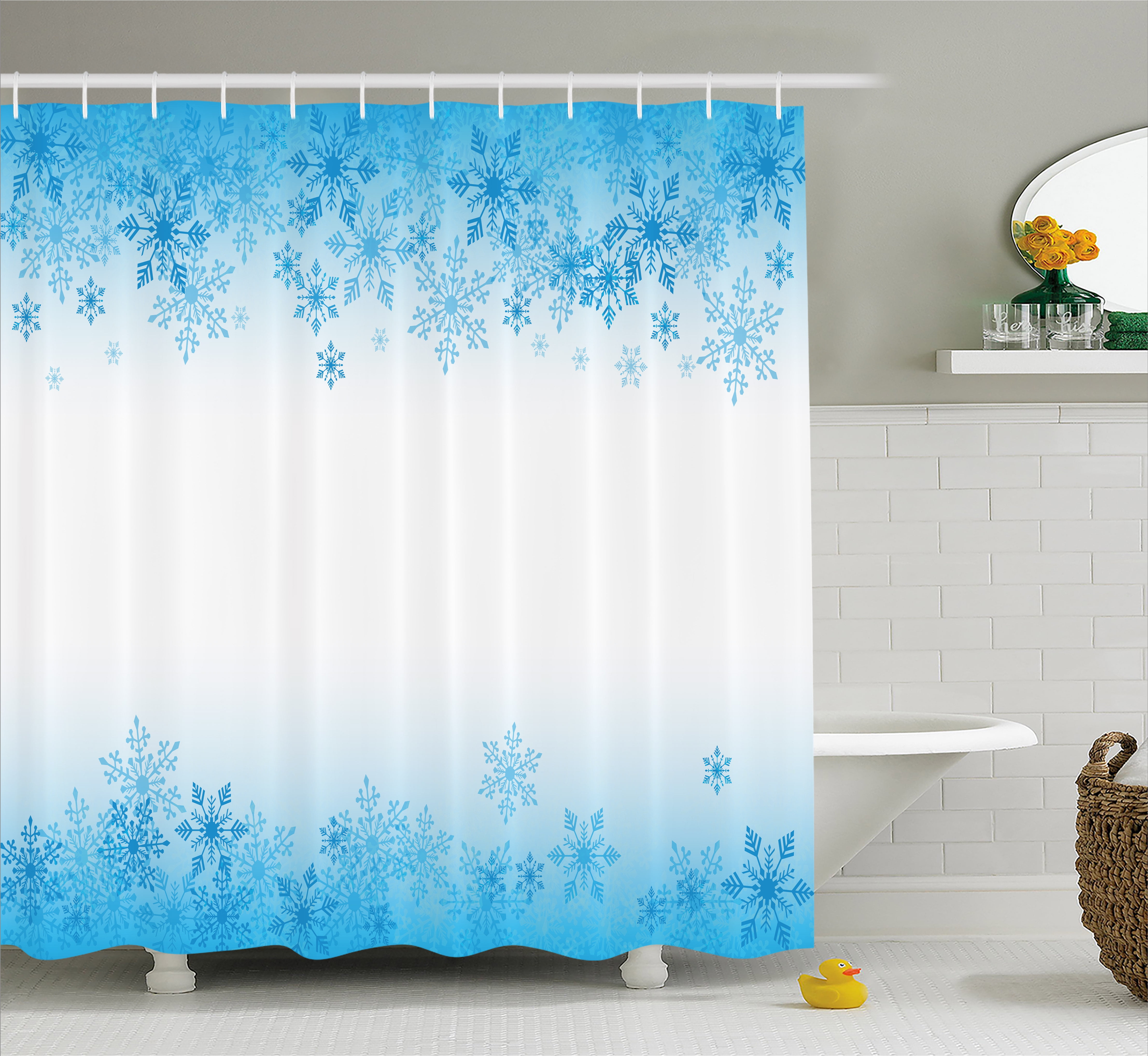 15 Winter Shower Curtain Ideas to Warm Up Your Bathroom