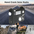 thumbnail image 2 of Emergency Radio Portable Emergency Radio Weather Alert Radio with Cellphone Charging Hand Crank & Battery Operated, 2 of 8
