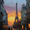 CastleWatercolor, variant on The Scream Expressionist Canvas Print, Wall Decor for Living Room Bedroom Office Hallway Dining Room