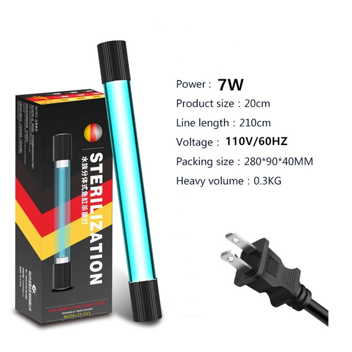 Aquarium Clean Light,UV Light Sterilization Lamp
