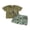 Army Green, variant on BemeyourBBs Toddler Baby Boy Summer Clothes Cute Infant Baby Boys Duck Outfits Duck Embroidery Short Sleeve T-Shirt Top with Pockets Elastic Waist Camouflage Shorts Set