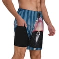 thumbnail image 3 of Goofa Dog in Hairdresser Printed Men's Swim Trunks Board Shorts Quick Dry Mens Swimming Trunks with Compression Liner,Breathable Fit Hawaii Beach Shorts-3X-Large, 3 of 9