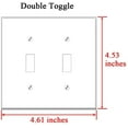 thumbnail image 2 of Switch Plate Double Toggle - Monkey Gorilla Toys Stuffed Animal Soft Toy Cute 3 Double Toggle -, 2 of 3