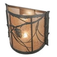 thumbnail image 7 of Meyda Tiffany 32826 Whispering Pines 2 Light 14" Tall Wall Sconce - Copper, 7 of 7