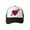 Black, variant on Trucker Mesh Vent Snapback Hat, Heart Dagger 3D Patch Embroidery Navy Blue