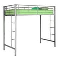thumbnail image 1 of Pemberly Row Metal Twin Loft Bunk Bed in Silver, 1 of 2