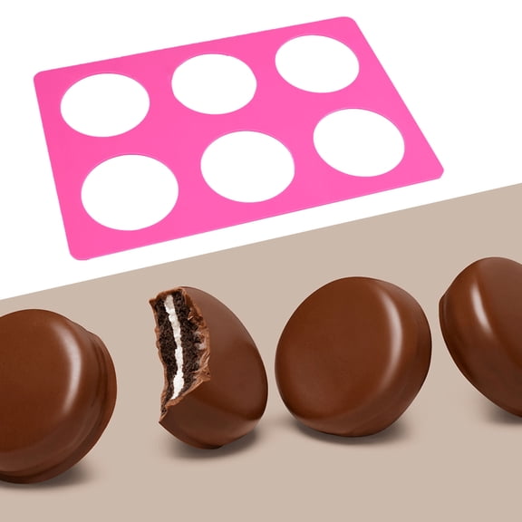 6 Holes Silicone Cylinder Molds 6-Cavity Round Candy Chocolate Mold Handmade Soap Silicone Mould for Mini Muffin cake Jelly Dessert Ice Cube(6 Holes)