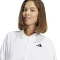 thumbnail image 3 of Women's adidas Essentials 3-Stripes Woven Bomber Sportswear Jacket & Sportswear Pants Separates Color: Black White Size: XX SMALL, 3 of 4