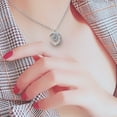 thumbnail image 3 of Moon Necklace Female Ins Niche Design Sense Star Pendant Clavicle Chain Gift-A44 With Chain, 3 of 6