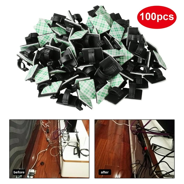 EEEkit Cable Clips Adhesive Cable Clips Cable Management Clips