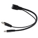 thumbnail image 5 of Convertidor de cable de extensión de 30 cm, alimentación auxiliar USB 3.0 hembra a macho dual para disco duro móvil de 2,5 pulgadas, 5 of 9