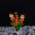 thumbnail image 3 of 10-Pack Artificial Aquatic Plants - Plastic Aquarium Decorations with 2 Styles & 9 Color Options (3.9 Inches Height), 3 of 6