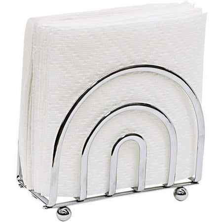 - Home Basics Satin Nickel Napkin Holder