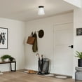 thumbnail image 3 of 52585BK Kichler Lighting Albers - 1 Light Flush Mount-10 Inches Tall and 8.5 Inches Wide-Black Finish, 3 of 11