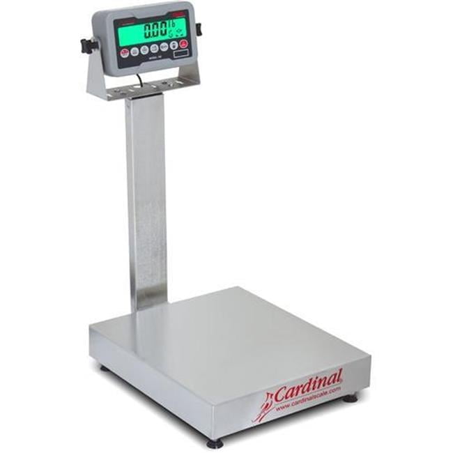 Detecto EB-30-185B 12 x 10 in. 30 lbs Stainless Steel 185B Indicator Electronic Bench Scale