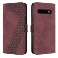 thumbnail image 1 of Compatible with Samsung Galaxy S10 Plus Case Wallet Design with Card Slots Magnetic Closure Cover, 1 of 5