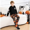 thumbnail image 4 of Aideaone Boys Halloween Pajama Pants Kids Long PJ Bottoms with Pockets 3D Print Sleepwear for Boys 7-16 Years, 4 of 5