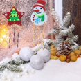thumbnail image 4 of 4 Pcs Winter Set Outdoor Wind Chimes Diy Felt Set Diy Santa Wind Chime Winter Hanging Ornament, 4 of 4