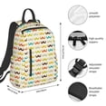 thumbnail image 4 of Balery Colorful Mustache Lightweight Backpack for Men and Women - Durable and Water-Resistant, Ideal for School, Work, Travel, and Everyday Use, 4 of 9