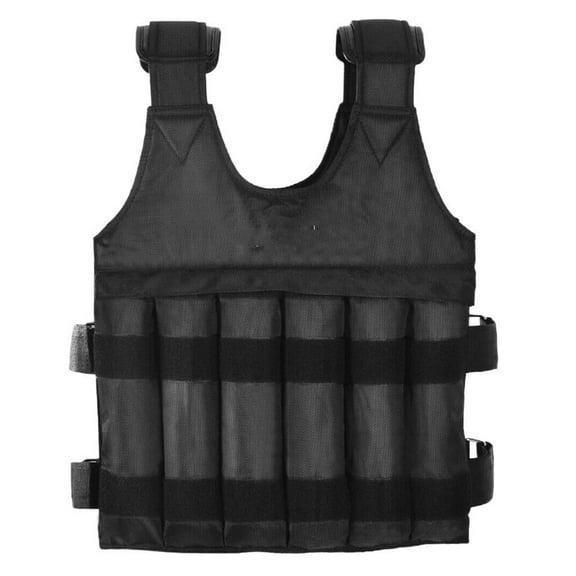 Maximum Load 50kg Adjustable Weighted Jacket Boxing Training Vest Invisible Loading Clothes (Empty)