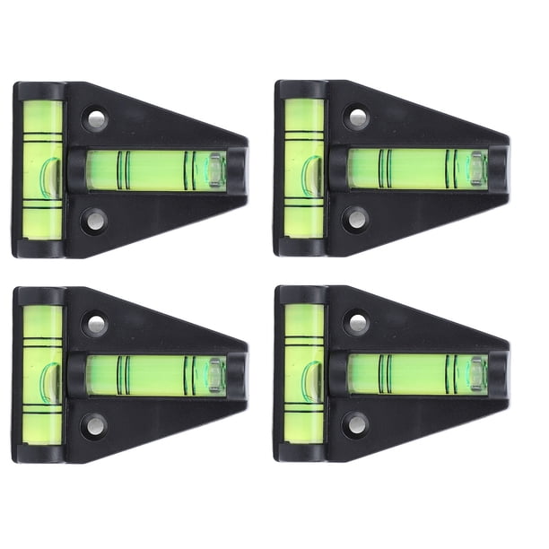Nivel T RV, Nivel De Burbuja De Espíritu Multifuncional Preciso 4 Piezas Fácil De Instalar Para Remolques De Trípodes De Nivelación RV