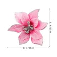 thumbnail image 2 of VERDANVERSE 24Ud Flores Decorativas Artificiales Rosas Con Brillo Para Adorno Delicado, 2 of 3